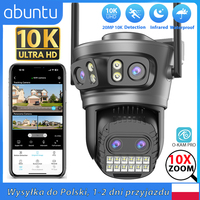 20MP 10K PTZ Wifi Camera 10X Digital Zoom Surveillance Camera Outdoor 3/4 Screens Night Vision Home Security Camera O-KAM PRO