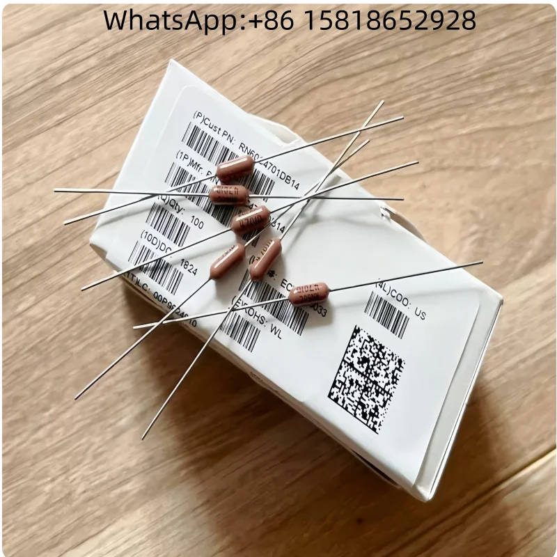 10pcs VISHAY-DALE 4.7K 4K7 RN60C 0.5W 1/2W 0.5% Copper Lead Metal Film Resistors