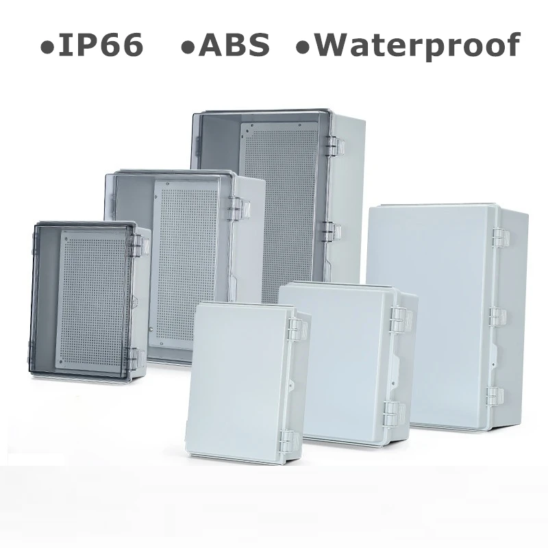 oversized outdoor abs a prova d agua plastico eletronica juction box instrumento case faca voce mesmo sealed enclosure wire box kit pc ip66 01