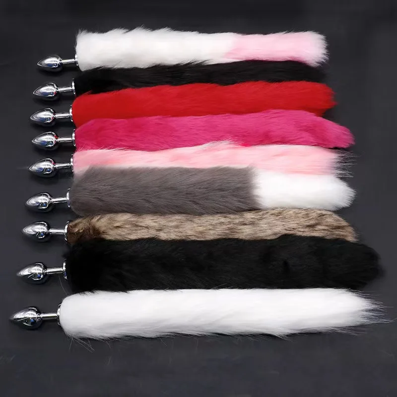 Brinquedos Sexuais Small Fox Tail para Casais, Plug Anal, Role-Playing, Jogo Adulto, Treino de Casal, Rabbit Tail, Butt Plug, 1,8 cm, 2,2 cm