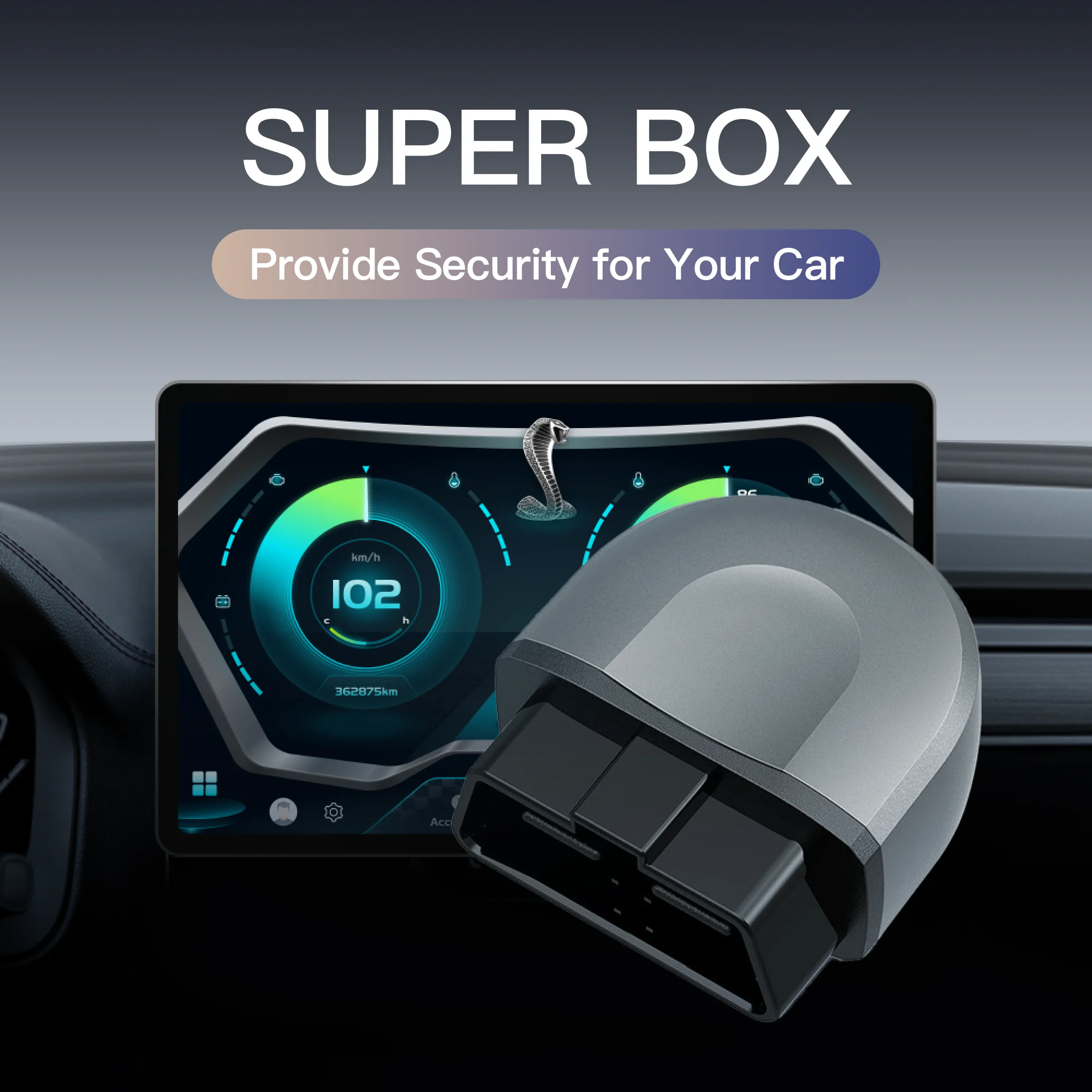 Super Box Real-time Monitoring of all Car Data