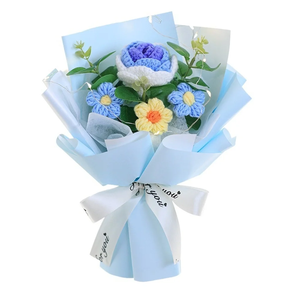 Hand-woven Bouquets Perfect As Graduation Gifts For Women / For Various Holidays Artificial Flower Bouquet For Wedding
