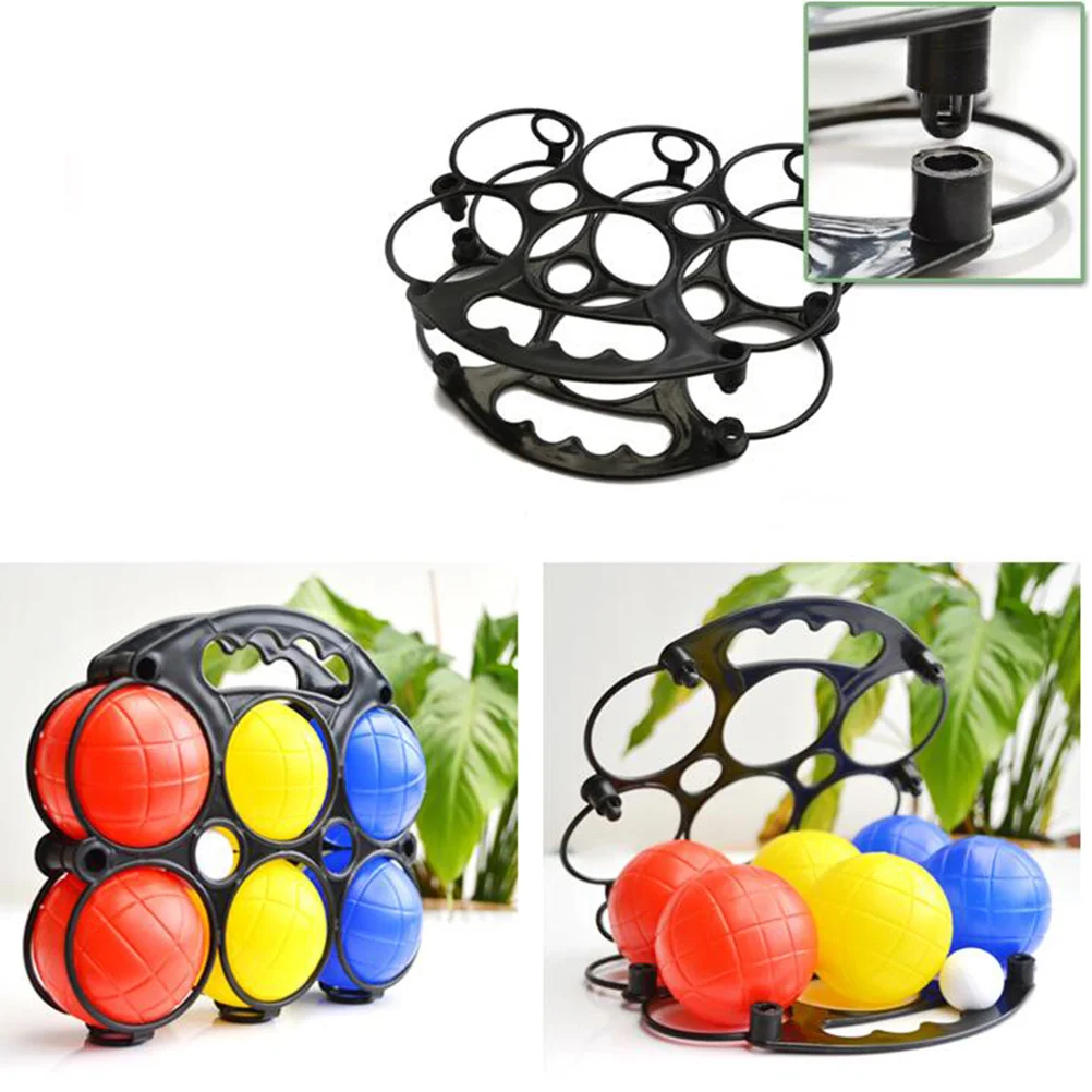 6Pcs Bocce Ball Set Includes Carrying Case for on The Go Fun Engaging Skill Based Game for Kids Adults Beach Picnic
