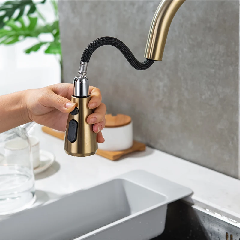 Smart Touch Kitchen Faucet Brushed Gold Hot Cold Kitchen Sink Mixer Tap Stainless Sensitive Sensor Touch Kitchen Faucets Tap