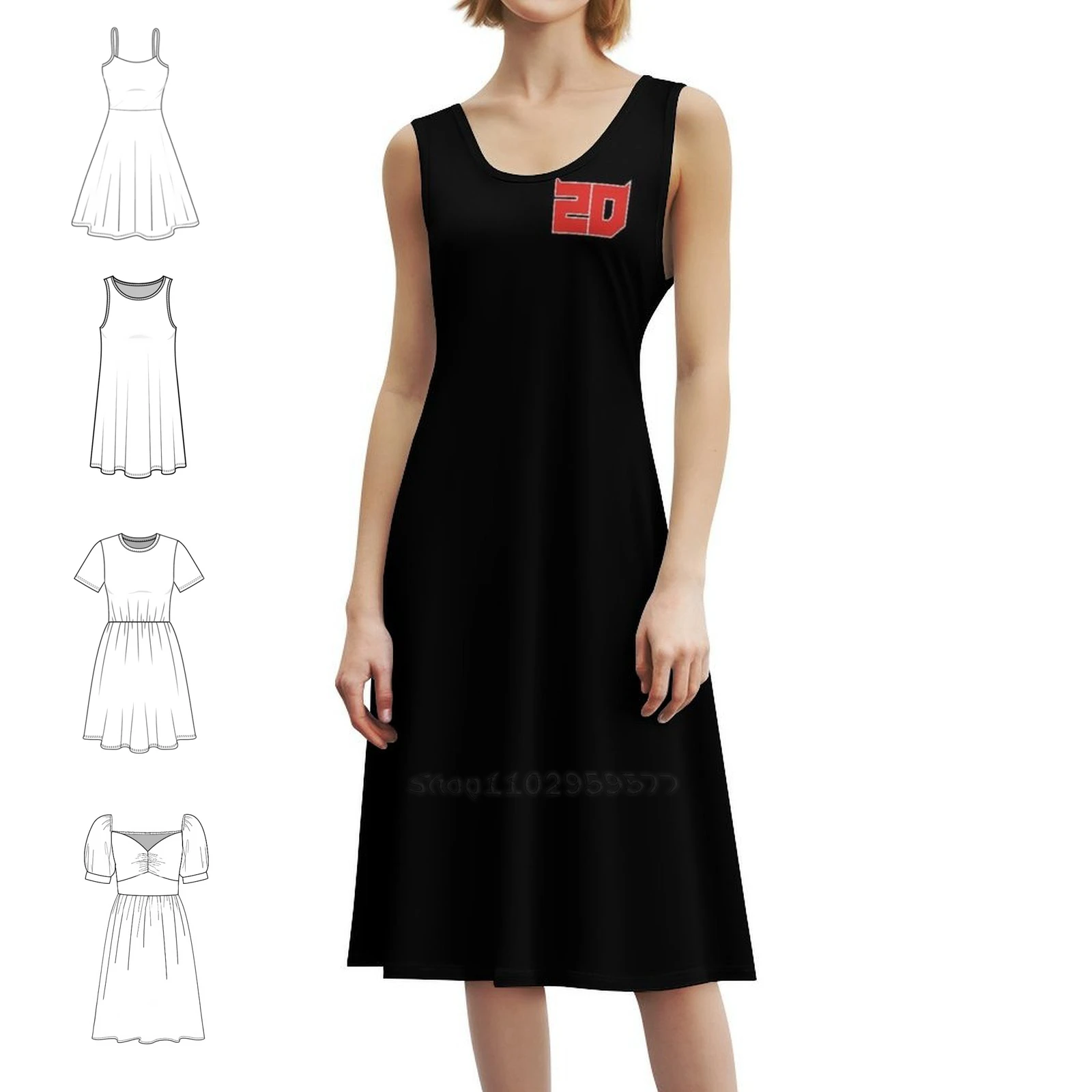 No.20 Motor Race Track مجموعة سباق الدراجات النارية فستان بوهيمي بدون أكمام للنساء مطبوع فساتين حفلات الشاطئ للرجال رائعة