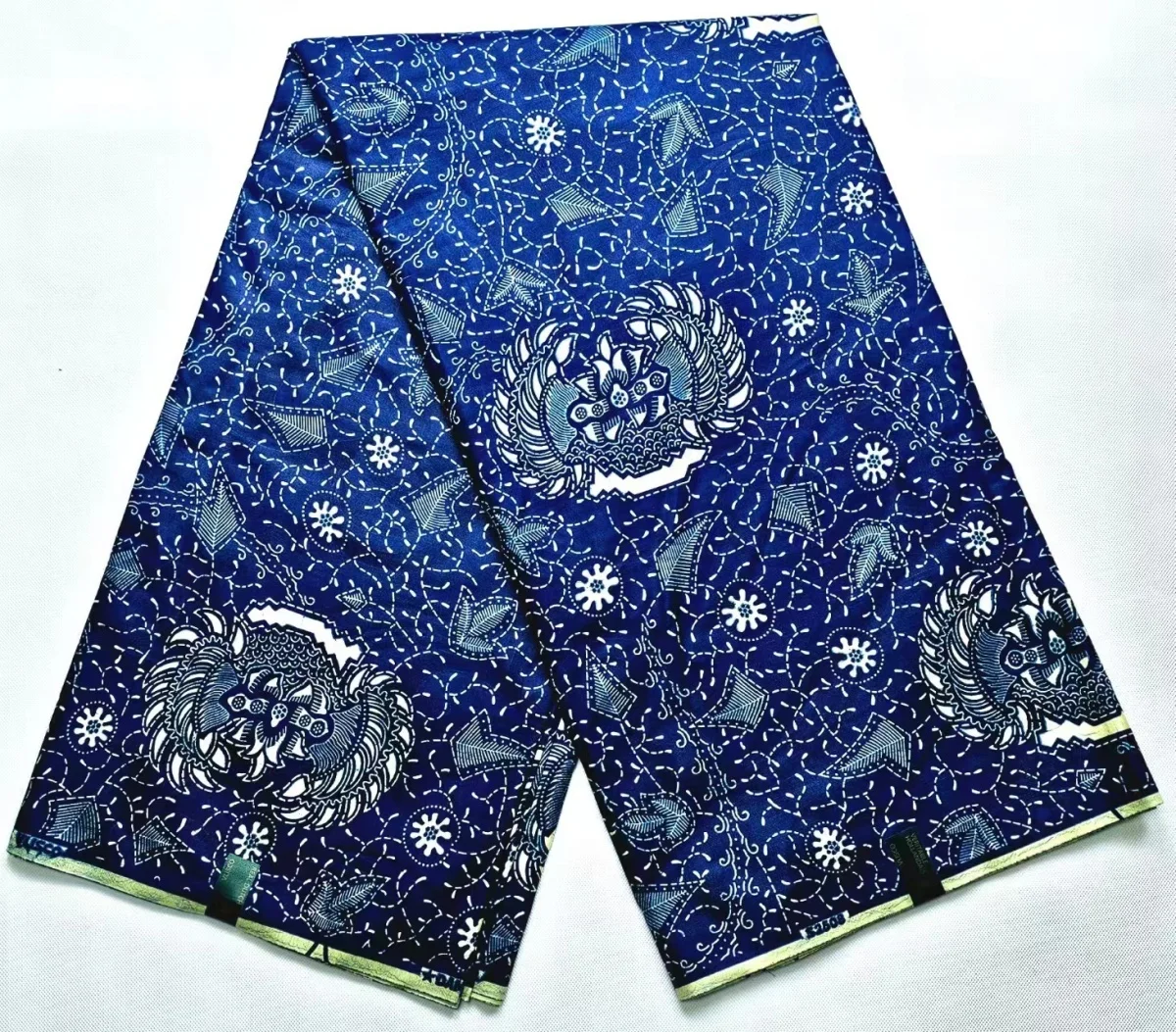 2025 African Dutch Batik Fabric For Dress New Bazin High Quality Ankara Damask Wax Printed Cotton Fabric 6 Yards TT5 5