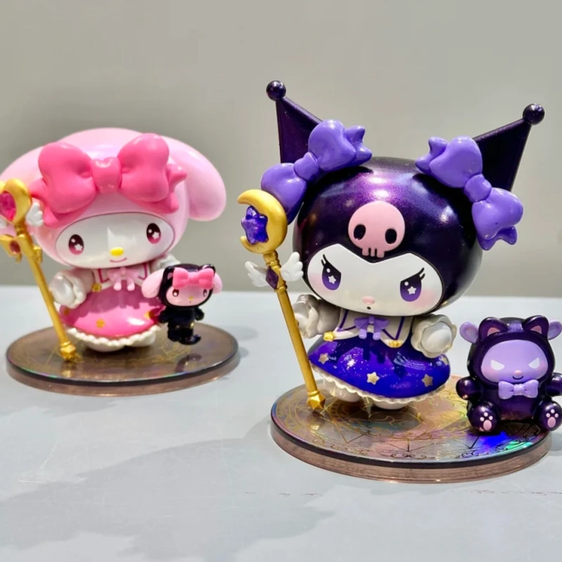 Offre spéciale Starlight fête magicien série boîtes aveugles ma mélodie Kuromi Hello Kitty boîte aveugle mignonne poupée à la mode fille cadeaux en Stock