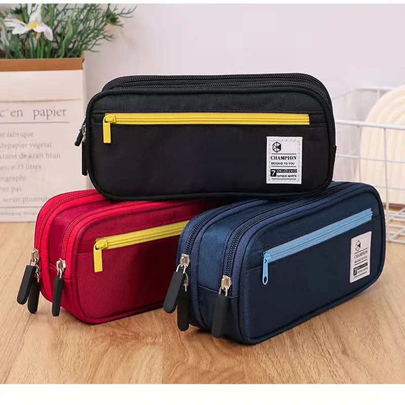 

Large Capacity Pencil Case Pen Bag Pen Box Pencil Cases Storage Student School Office Supplies Stationery Gift