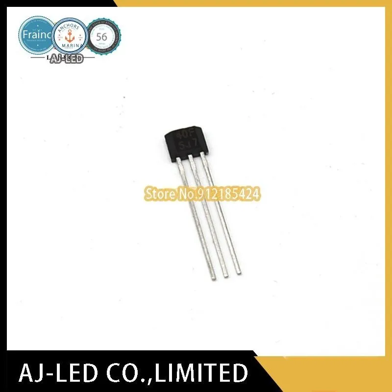 10pcs/lot SS40AF Bipolar Hall Effect Switching Element Sensor 40AF Mark:TO-92