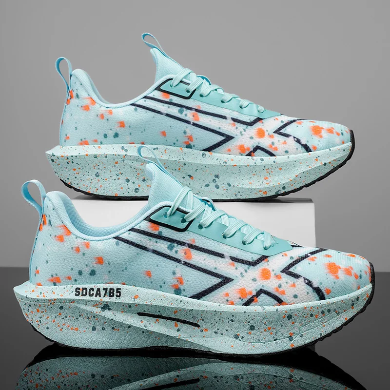2026 Running  Carbon Plate Marathon Men Sports Breathable Lightweight Women's Comfortable Athletic Antiskid Sneakers Casual