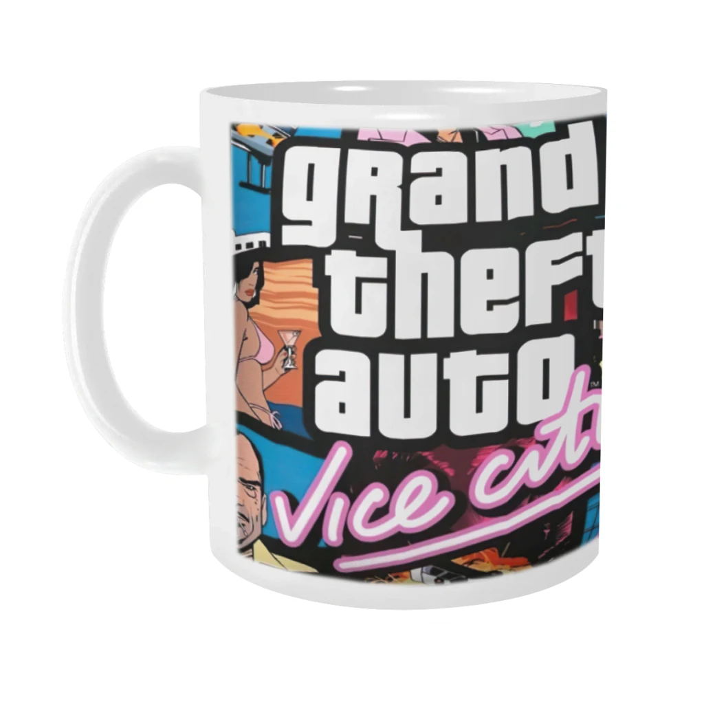 Gta-Vice-City-Square-newest Design Tea Coffee Mugs Bachelorette Party Team Groomsman Cups Wedding Gifts