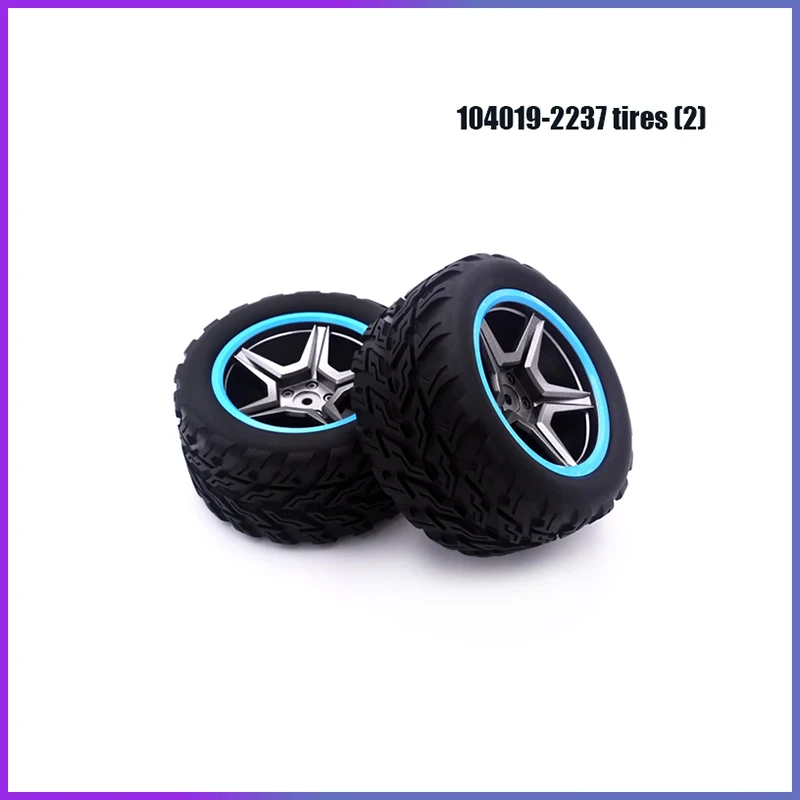 WLtoys 104019 1/10 RC Car Original Spare Parts 104019-2237 12402-A 12409 104009 Tire Front and Rear Wheels