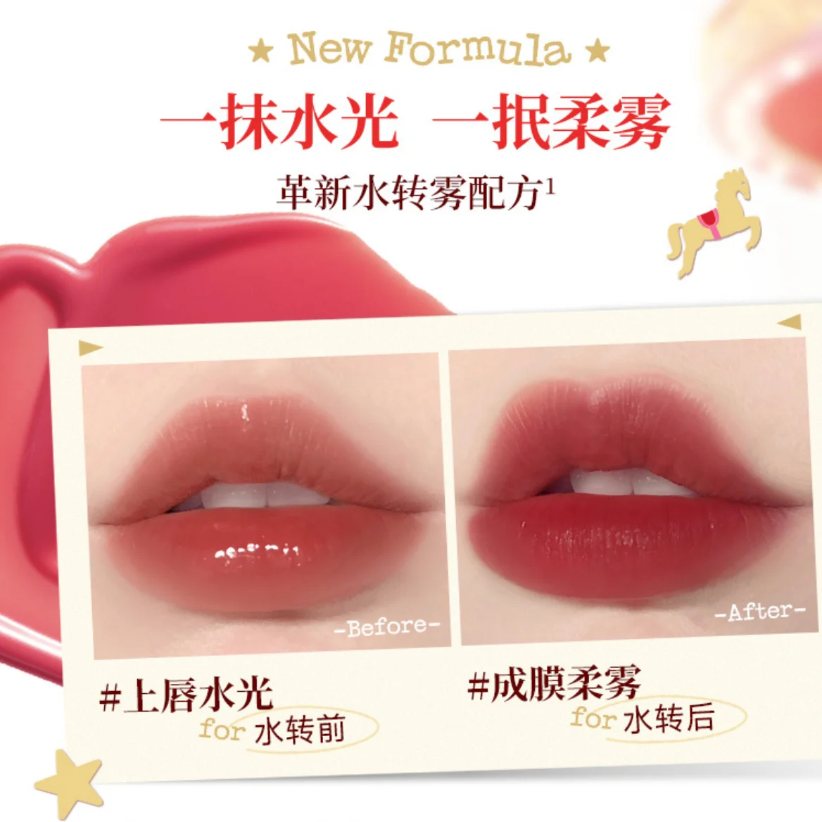 คัลเลอร์คีย์ วอเตอร์ มิสท์ ลิป ทินท์ ลิควิด ลิปสติก 2026 นิว ยี คัลเลอร์ ลิป กลอส มอยส์เจอร์ไรซิ่ง คัลเลอร์ แมคอัพ คอสเมติกส์