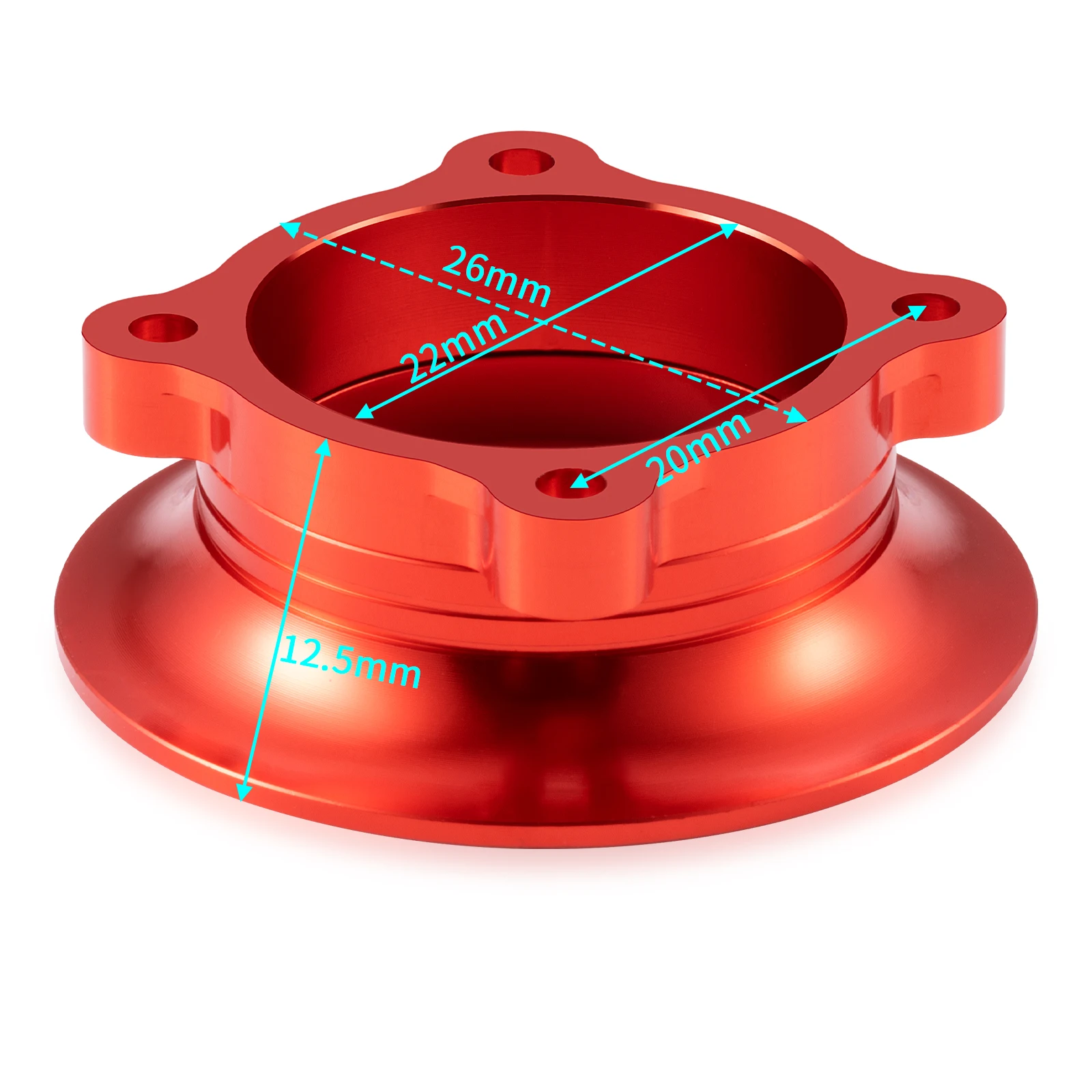YEAHRUN Metal Motor ESC Cooling Channel Fan Cover for 3Racing Sakura D3 D4 XIS XI HSP YD 1/10 RC Sport Drift Car Upgrade Parts