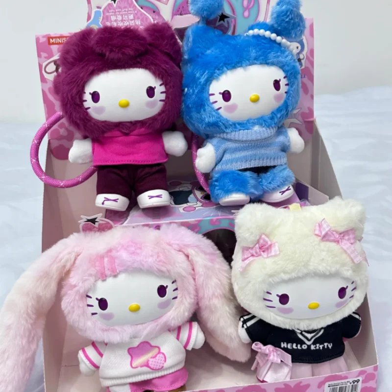 

Miniso Sanrio персонажи поп-звезды серии Hello Kitty слепая коробка замаскированные аниме фигурки милая кукла кулон игрушка подарки на день рождения
