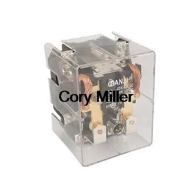 DC 24V Coil 80A 250V AC 28V DC Power Relay DPDT 2 NO 2 NC JQX-62F-2C