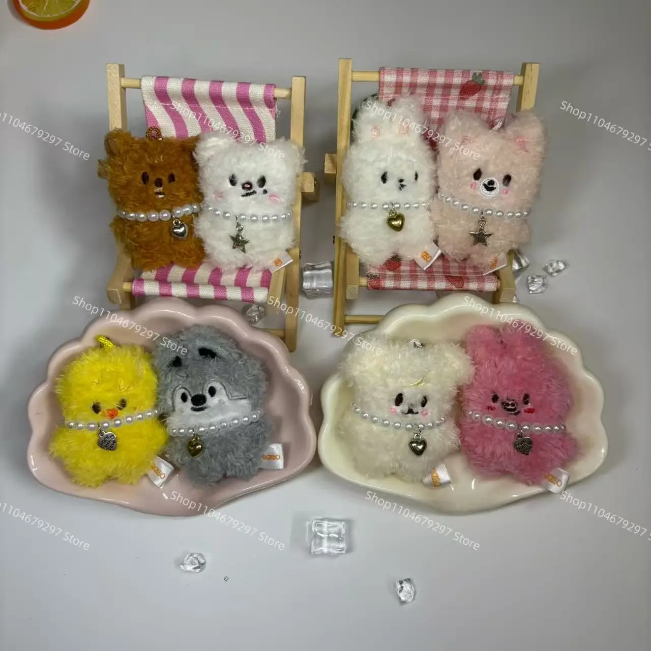 พวงกุญแจสเตรย์คิดส์ SKZOO ตุ๊กตาสัตว์น่ารักประดับมุกเล็กๆ รูปดาวน่ารัก ของตกแต่งจี้ห้อย ของเล่นเด็ก สำหรับแฟนคลับ SKZ