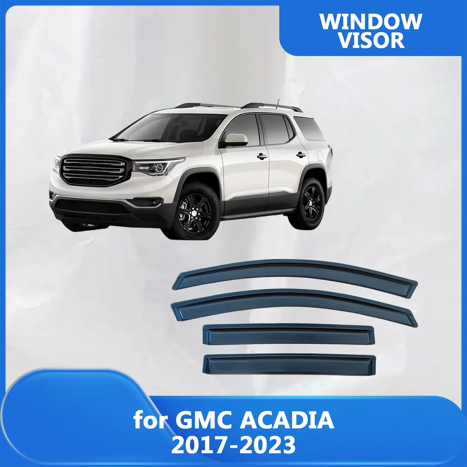 

Window Visor for GMC ACADIA 2017-2023 Wind Deflectors Rain Guards Door Visor Vent Shades Ventvisor Exterior Parts