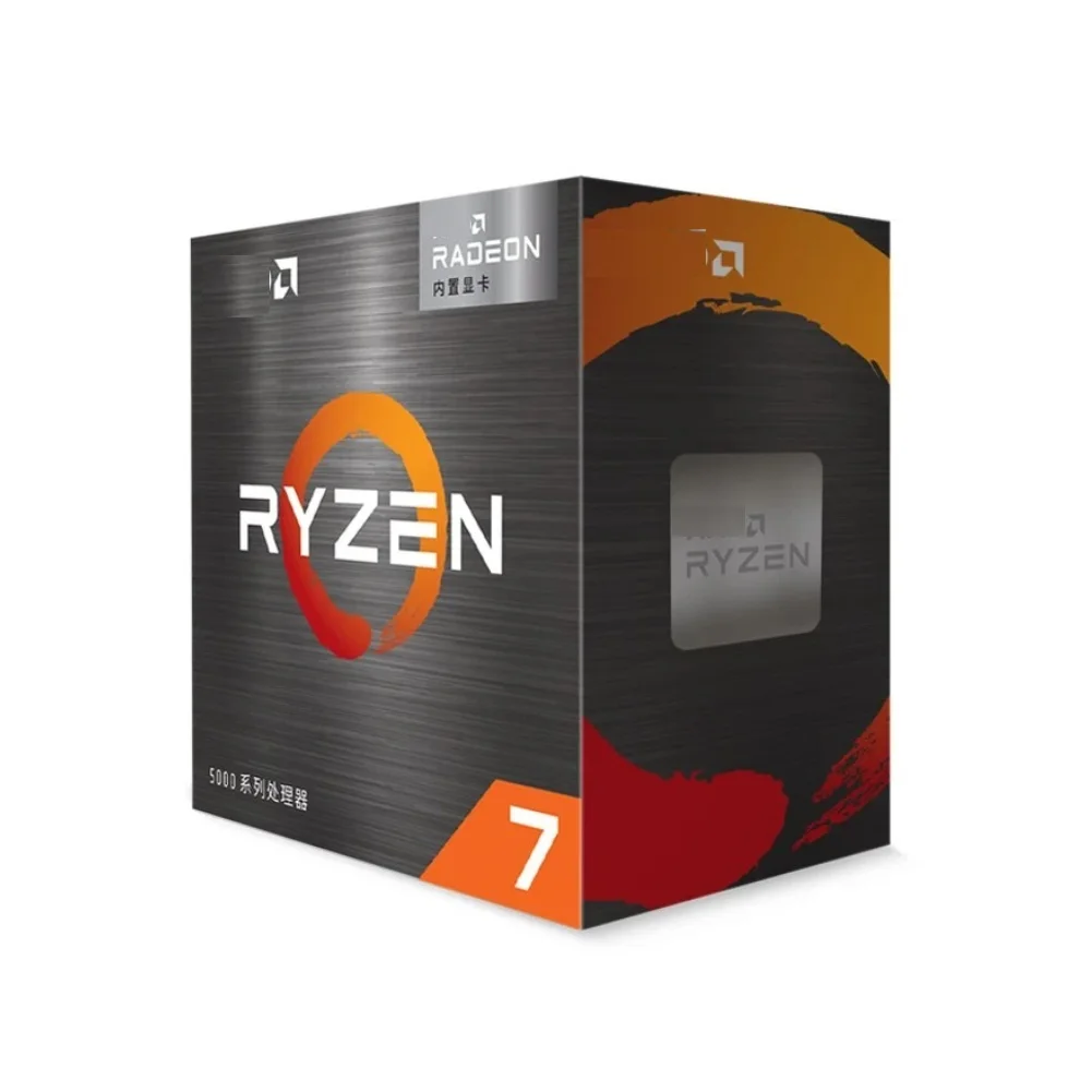 새 상자 Ryzen 7 5700G CPU 프로세서 8코어 16스레드 최대 4.6GHz AM4 데스크탑용 Radeon 그래픽 탑재