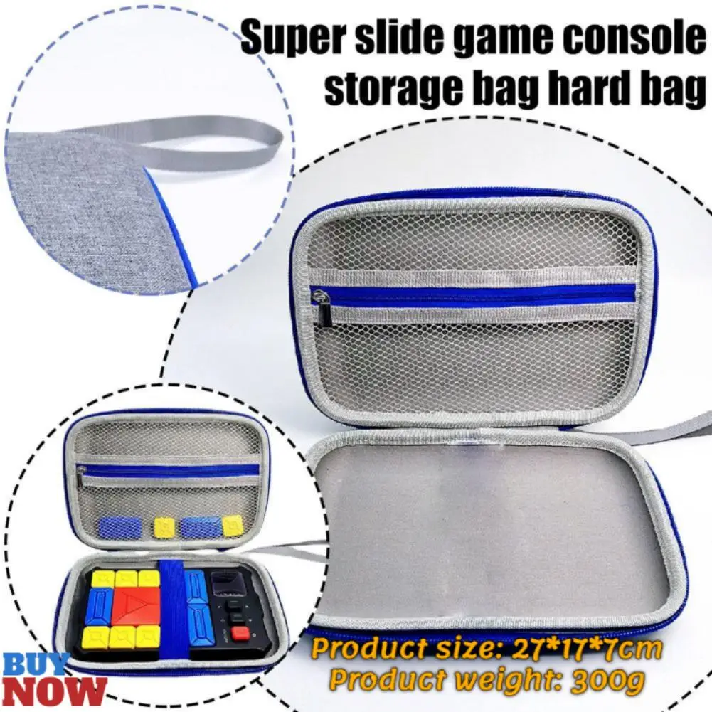 NEW Hard Carrying Case For GiiKER Slide Brain Game Console Protective Storage Holder Anti Scratch Travel Case With Mesh Pocket