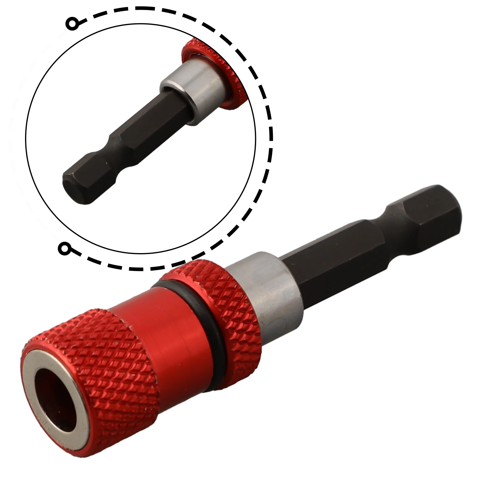 for durable Screwdriver Holder 1/4 Inch Hex Driver Adjustable Explosion for proof Non-Slip for Quick Release Connecting Rod