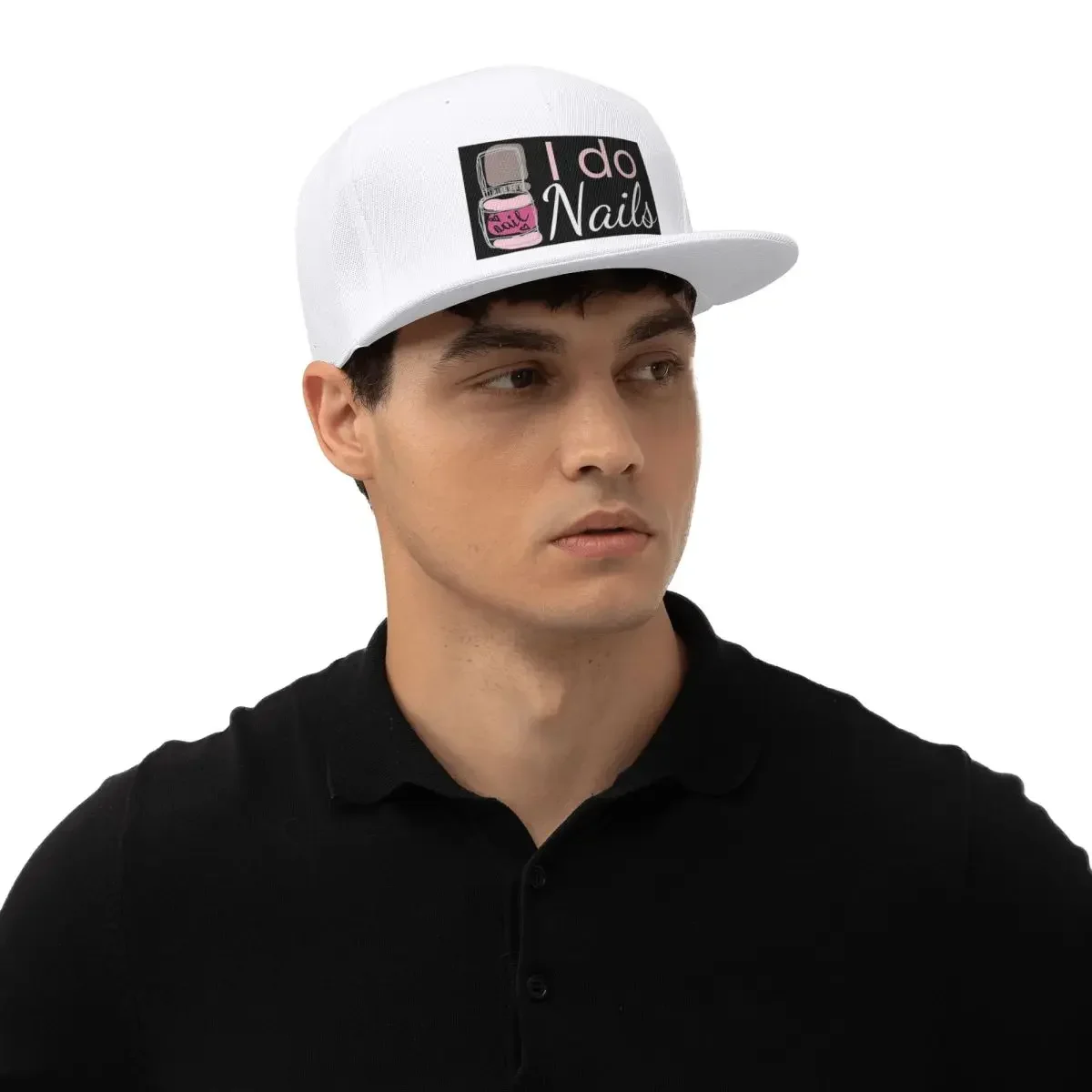 I Do Nails Fingernail Manicure Studio Baseball Caps Snapback Fashion Baseball Hats Breathable Casual Casquette for Unisex