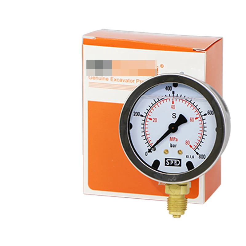 

Sprite Pressure Gauge Pressure Gauge Box Excavator Pressure Gauge Hydraulic Oil Gauge Testing Instrument Set Excavator Parts