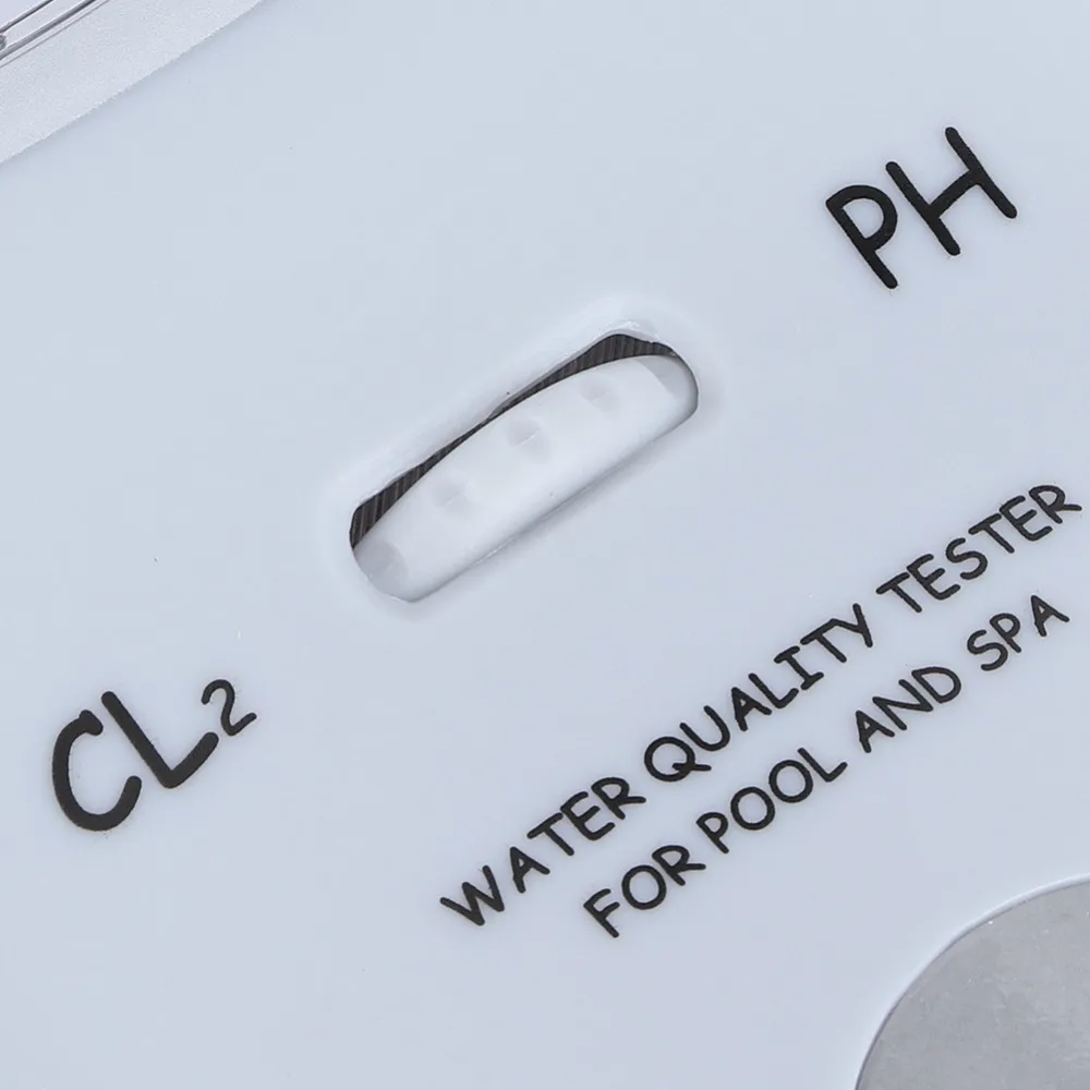 Durable White Water Quality Tester 2-in-1 Plastic PH Level Meter Portable Digital Monitor Chlorine Tester Meter
