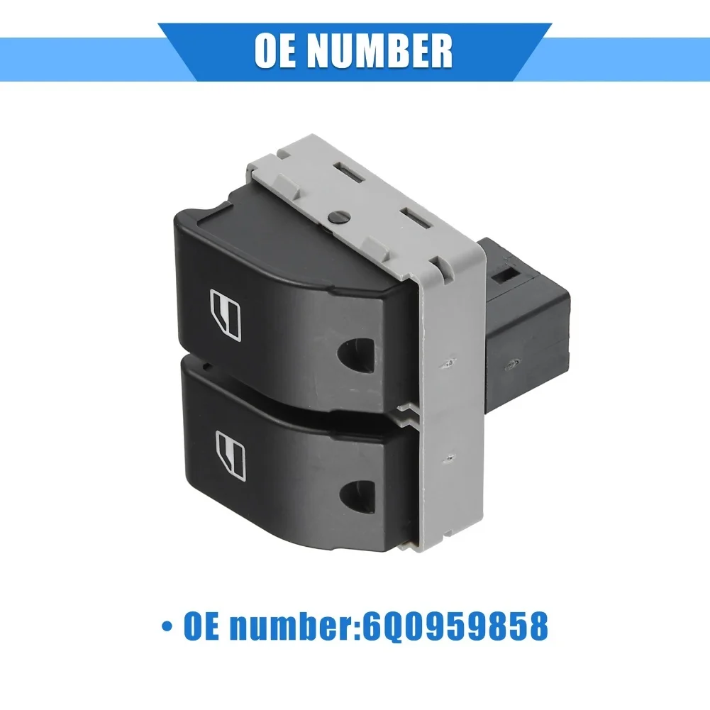 

Door Panel Repair Black Power Window Switch Aftermarket Part Brand New Stable Characteristics For 9N 2002-2009