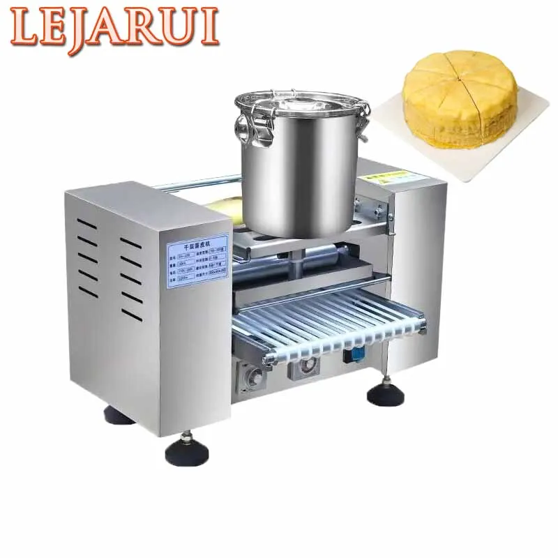 

2023 Commercial Automatic Mini Mille Crepe Wrapper Cake Machine Mango Durian Thousand Layer Spring Roll Pancake Making Maker