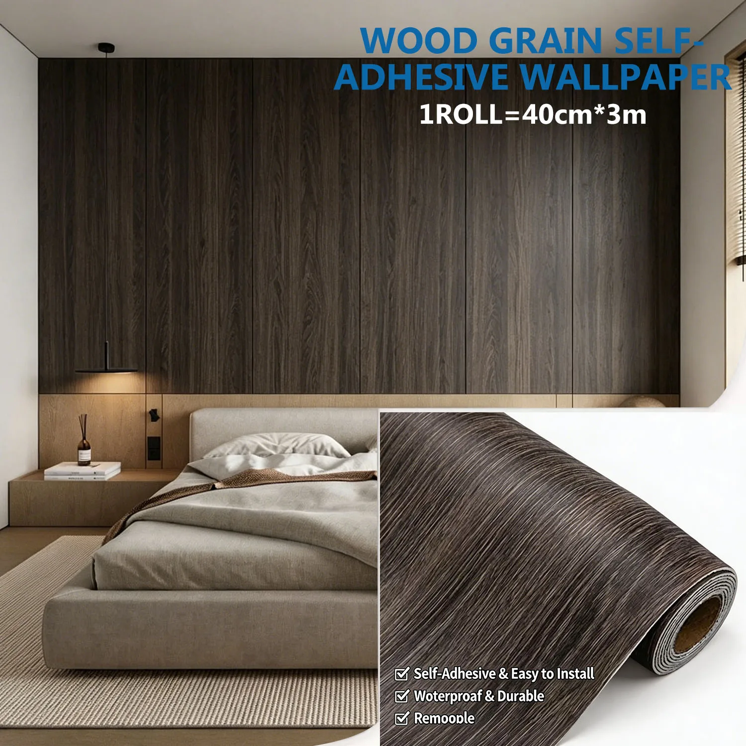

3m Waterproof Marble Peel and Stick Wallpaper Self Adhesive IXPE Wall Sticker Removable Decor for Bedroom Living Room