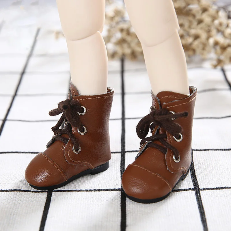 

BJD Doll shoes suitable for 1/6 size SD YOSD fashion with Pu leather 1/6 shoes boots doll accessories（three color）