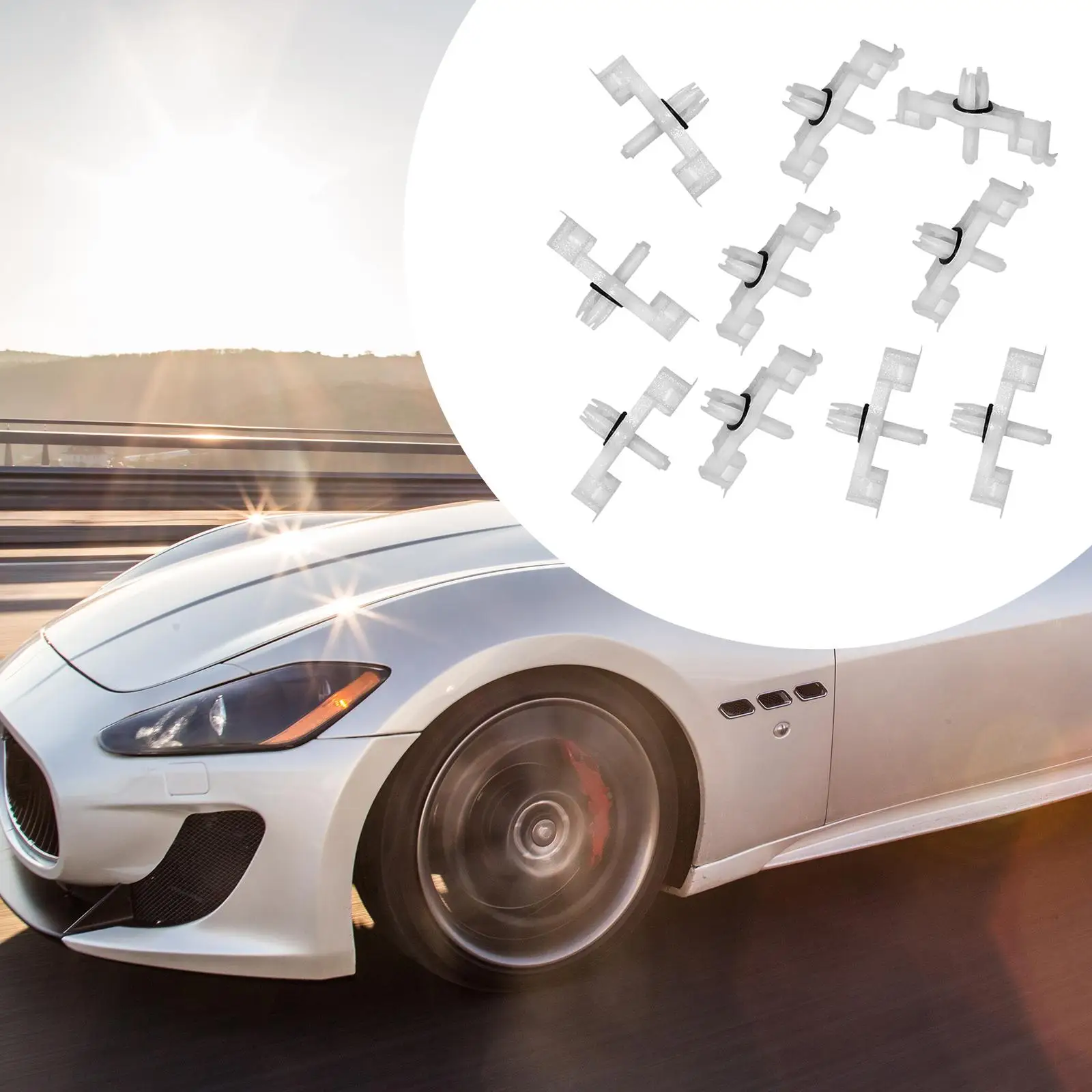 

10Pcs Door Scuff Plate Retainer Clips 95555954700 7L0853547A High Performance