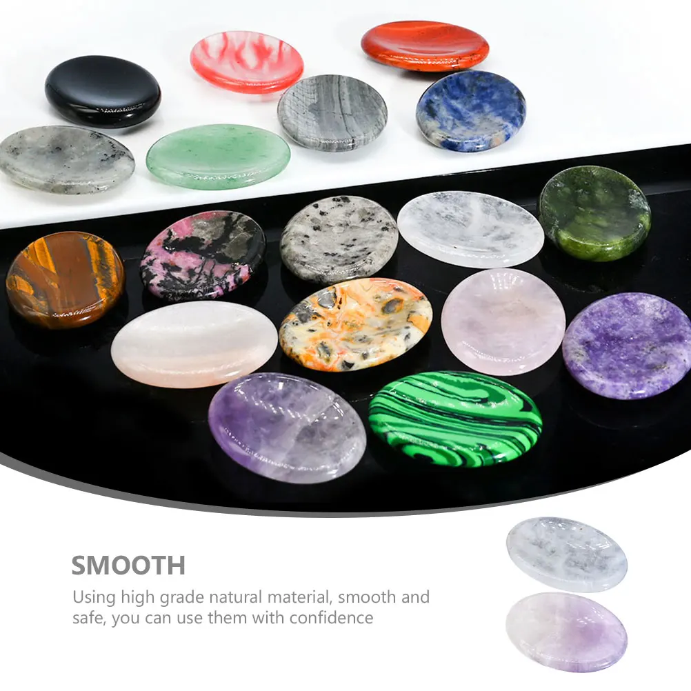 

Facial Scrapping Plate Crystals Thumb Worry Stone Massager Used for Handheld Finger Stones