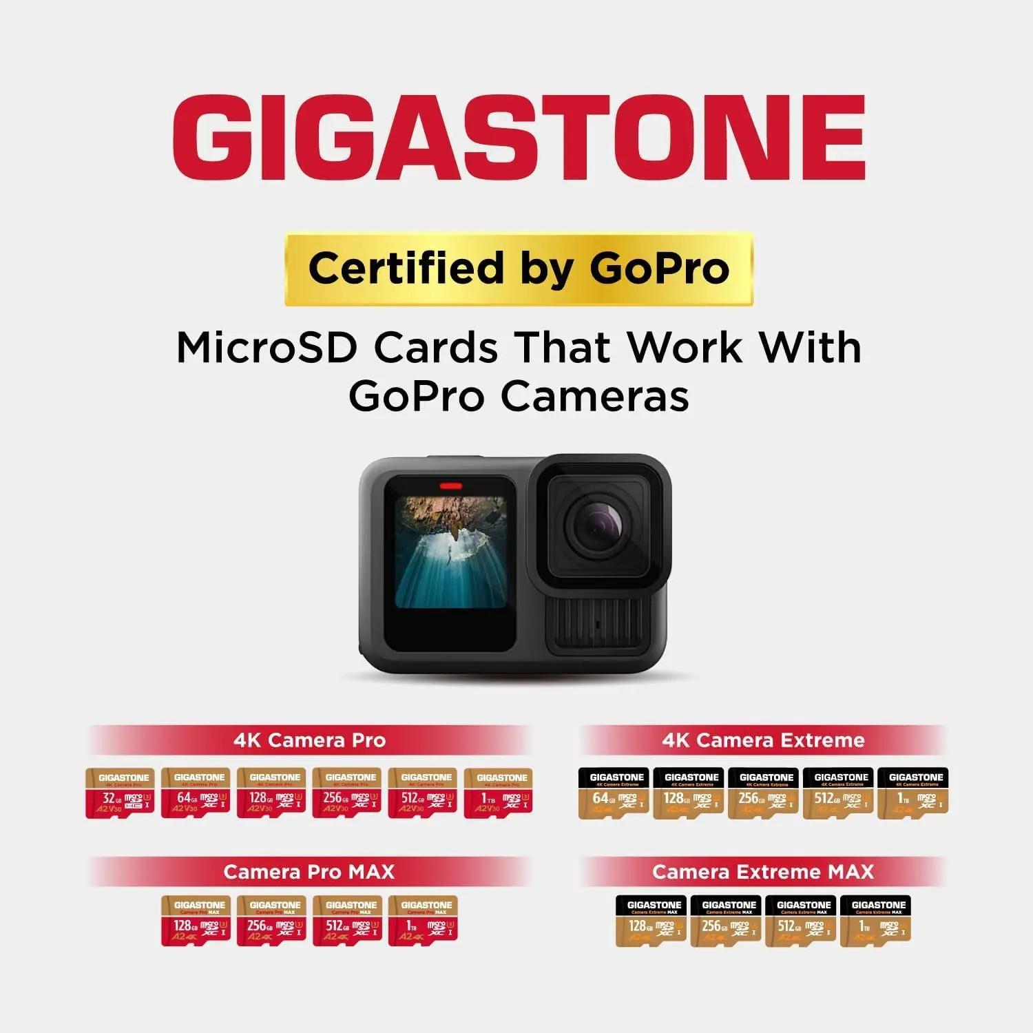 512GB Micro SD Card for 4K Camera, Smartphone, Action Cams - Fast 150/120 MB/s with Adapter