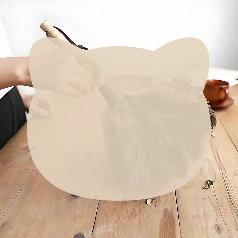 Feather Duster Wooden Handle Duster Anti-static Dust Removal Dusters Ostrich Duster Feather Fur Brush Home Cleaning Tools