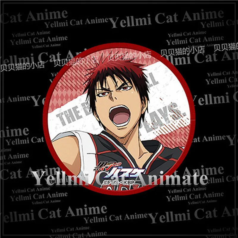 Anime Character Badge Kuroko'S Basketball Kuroko Tetsuya Kagami Taiga Kise Ryota Bag Clothing Brooch Jewelry Birthday Gifts