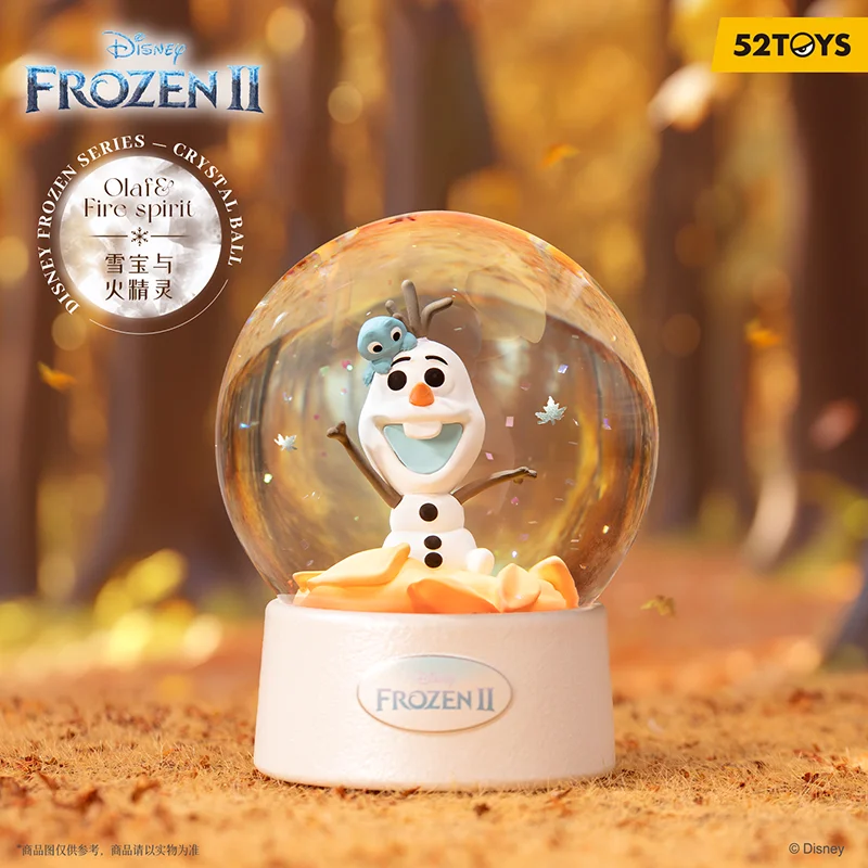 Frozen II-Serie, Kristallkugel, Blindbox, Spielzeug, 52 Spielzeuge, Sammlung, Ornamente, Dekoration, Geschenke für Jungen und Mädchen, trendiges Sammlerstück