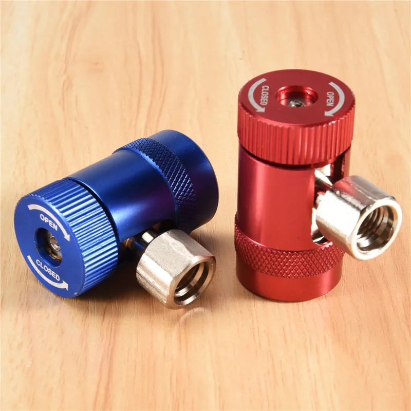 The New R1234YF Self-Sealing Can Tap With R134A Tank Adapter And R1234 Quick Couplers, For A/C Refrigerants Mainfold Gauge Set