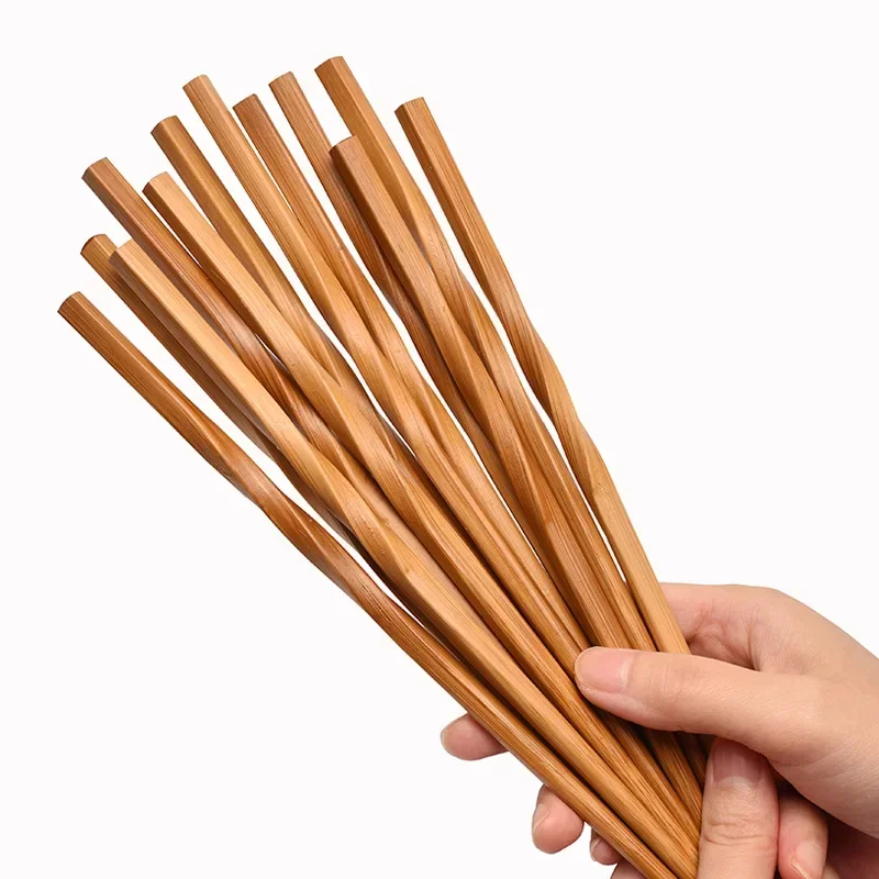 

Wooden Chopsticks Japanese Pointed Chopsticks Noodles Sticks Portable Dinner Tableware Non Slip Log Food Sticks For Home Kitchen