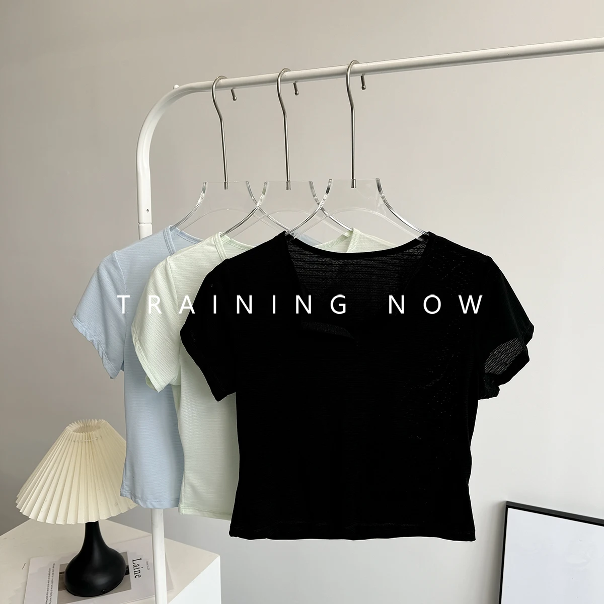 T-shirt da yoga dimagrante moda estiva da donna a maniche corte fitness top abbigliamento sportivo da allenamento per pilates ad asciugatura rapida