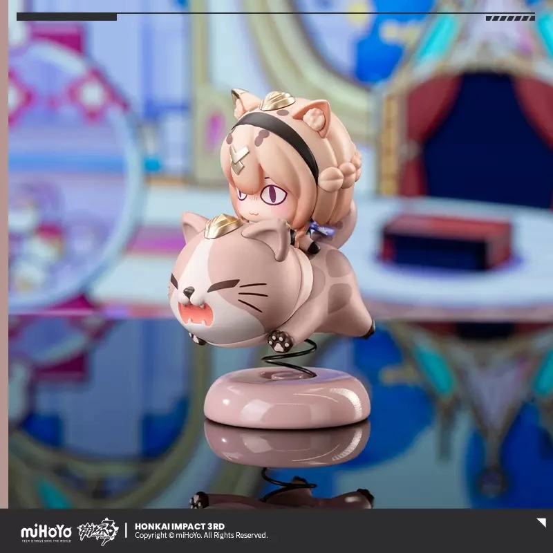 

Pre-sale miHoYo Game Honkai Impact 3 Pardofelis Reverist Calico Toys Anime Small Rocking Statue Cosplay Accessories New Year