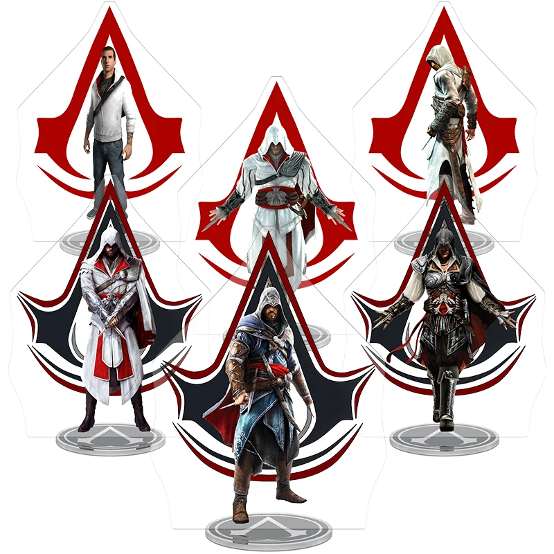 Game Assassin\'s Creed Acrylic Stand Figure Goods Anime fans Collection Room Decor Desktop Display Gift