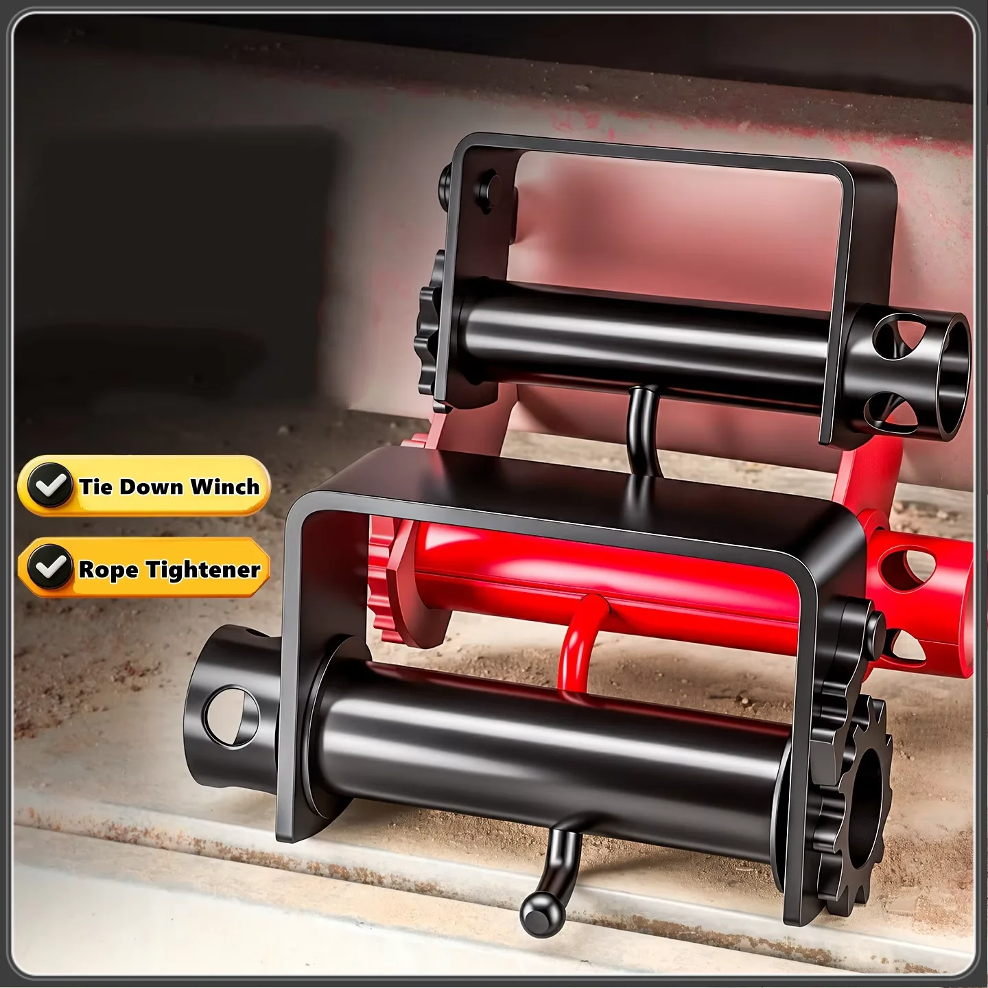 Tie Down Winch Professional Bolt On Truck Rope Tightener Tensioner Fixing Strap Straps Bundle Gear Convenient Sliding Winch