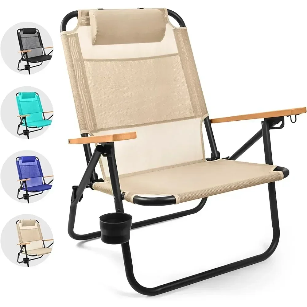 

Beach Chair,Foldable And Reclining Beach Chair,Beach Chair With Backpack Straps