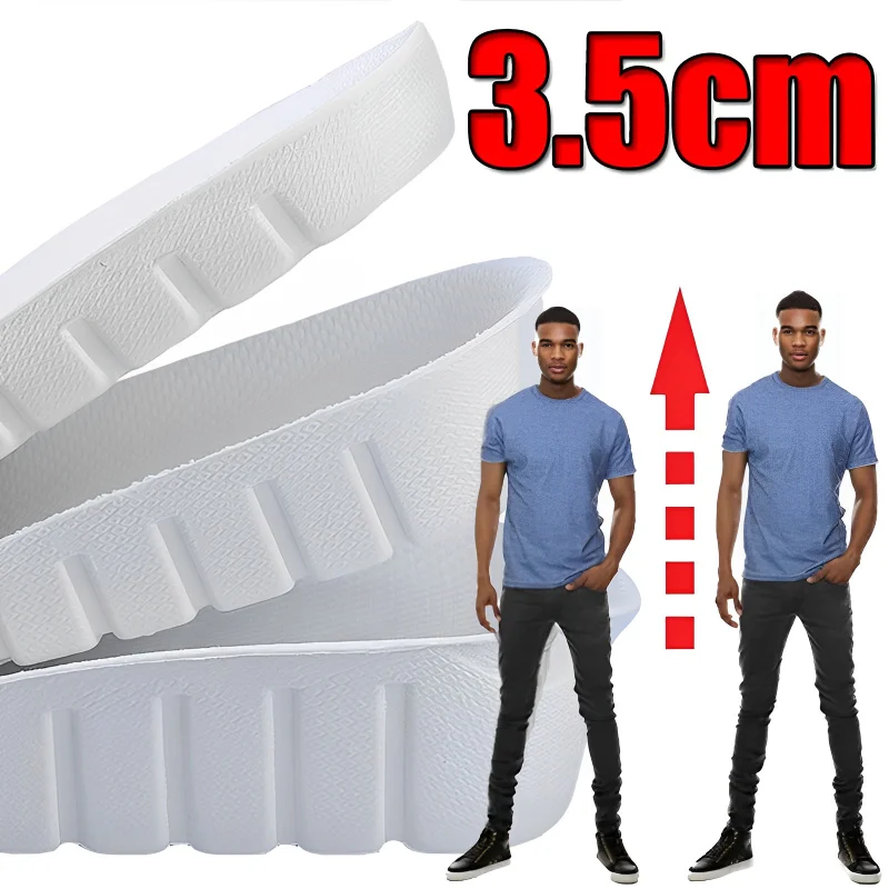 Plantillas invisibles para aumento de altura para hombres y mujeres, plantilla ortopédica para aumento de altura, almohadillas para zapatos deportivos, soporte para ARCO, 1,5/2,5/3,5 CM