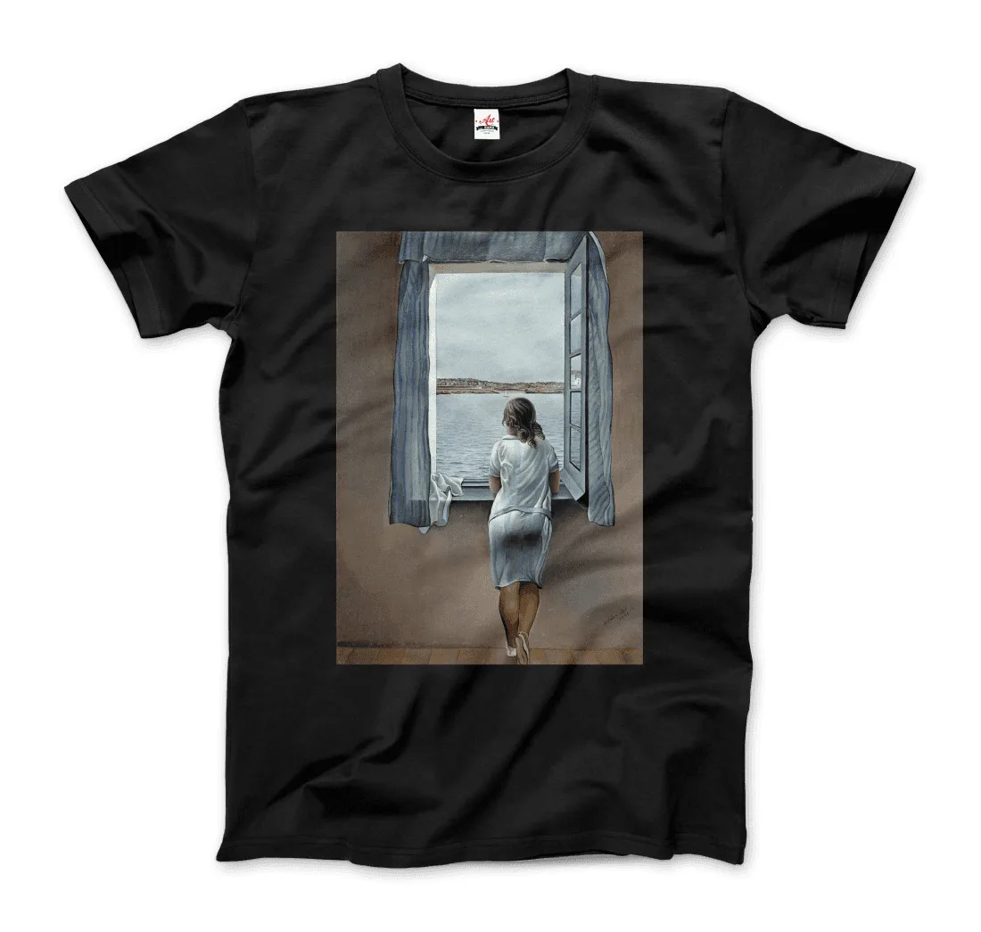 

Salvador Dali Young Woman At A Window Artwork T-Shirt Men Women Clothes Oversized Cotton Tees