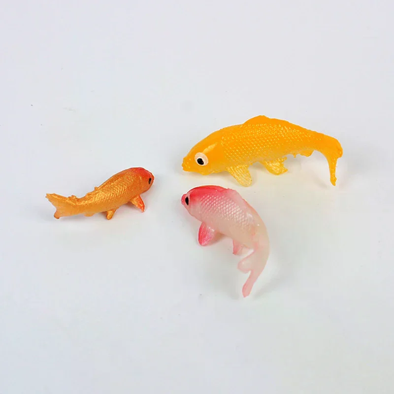 1/12 Dollhouse Miniature Fish Model Simulation Animal Children's Toys For Doll House Decor Kids Pretend Play Toys Gift