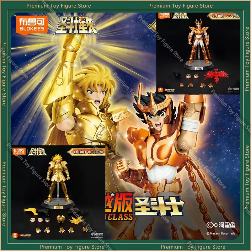 

In Stock Genuine Blokees Saint Seiya Action Figure Phoenix Ikki SAGA Toys Golden Saint Champion Class Assembly Model Kit Gifts