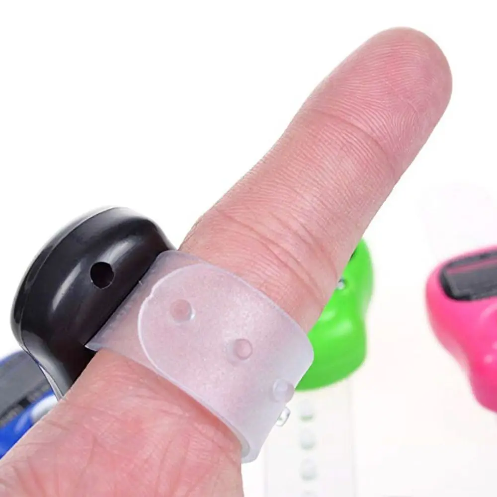 LED Digital Electronic Finger Counter Hand Held Coun Random Finger Ring Timer Tally Counter Hand Timers